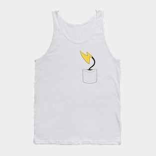 Electric tail in a pocket Tank Top